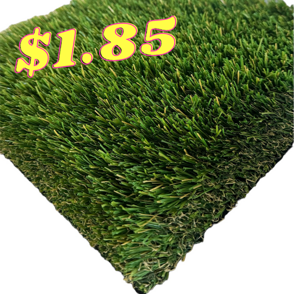 Super Realistic 1.67" 96 oz Artificial Grass by SMARTLAWN Professional