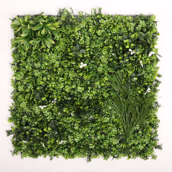 plastic plant wall Elysium Artificial Green Wall Panel 40 x 40