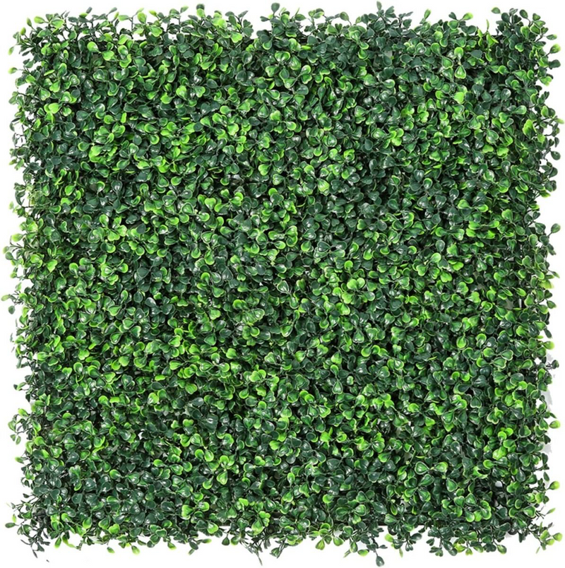 artificial plant wall decor indoor Artificial Ivy Wall Boxwood Panels, Privacy Hedge for Outdoor, Indoor and Decor 20"x 20"
