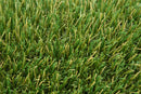 Supreme Realistic 360 degree non-directional artificial grass: Top close-up showing the natural green and tan grass texture