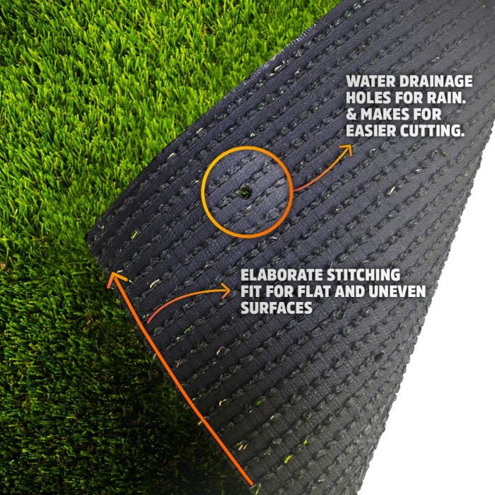 Arizona 1.5" 76 oz Artificial Grass by SMARTLAWN Professional