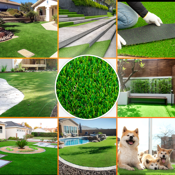 Arizona 1.5" 76 oz Artificial Grass by SMARTLAWN Professional